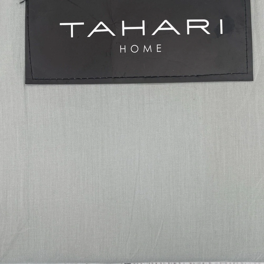 Tahari Home Sheet Set TWIN Sage Green 100% Cotton Crisp Natural Earthy Neutral